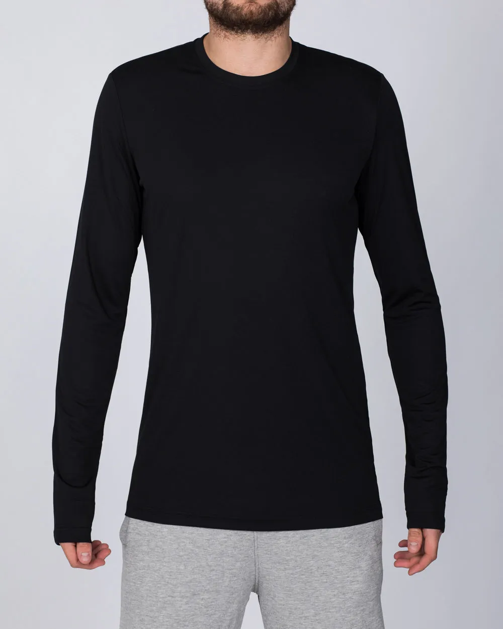 2t Long Sleeve Dry Tech Training Top (black)