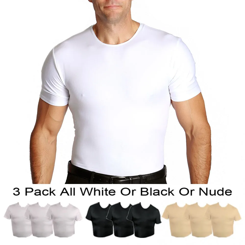 3 Pack Insta Slim High Compression Crew Neck ISTS0003