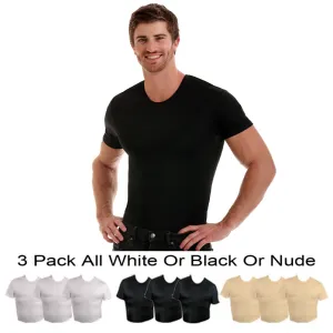 3 Pack Insta Slim High Compression Crew Neck ISTS0003