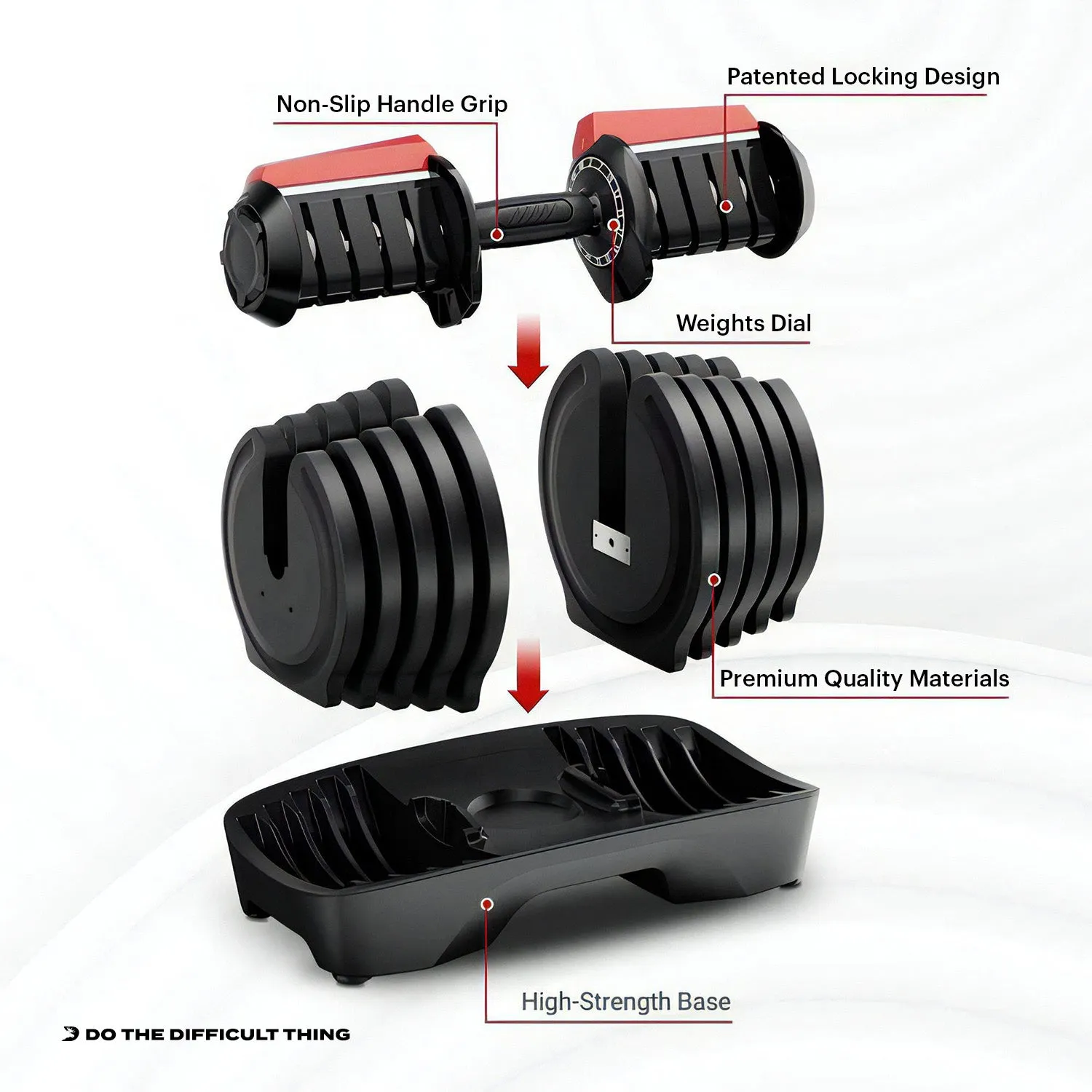 90 lb Adjustable Dumbbell