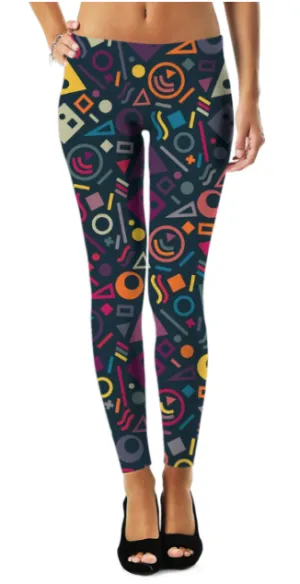 Abstract Pattren (26) Legging