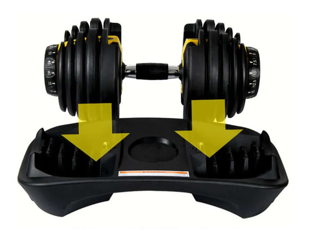 Adjustable Dumbbells 24Kg 2PCS Set