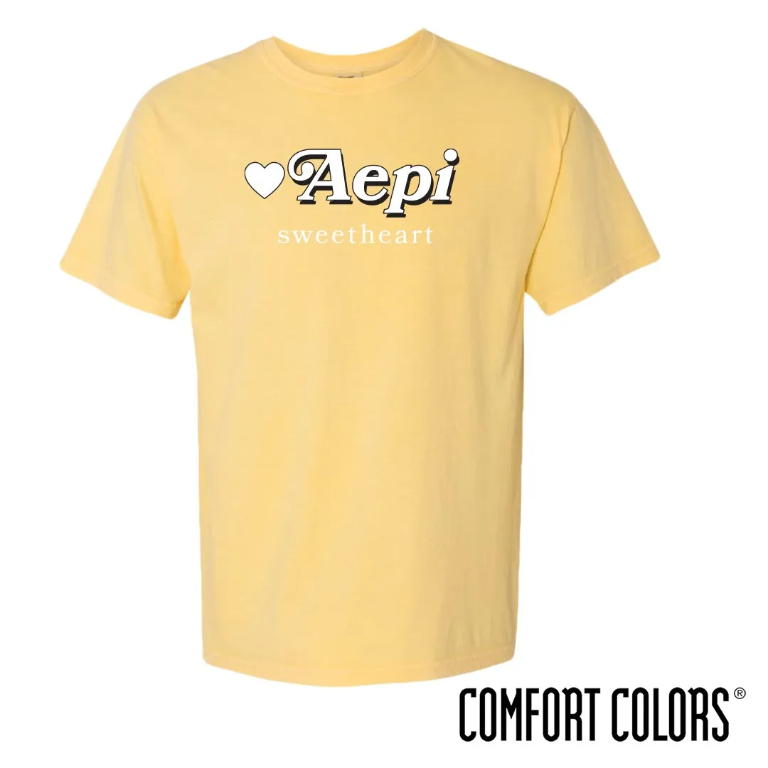 AEPi Comfort Colors Retro Sweetheart Tee