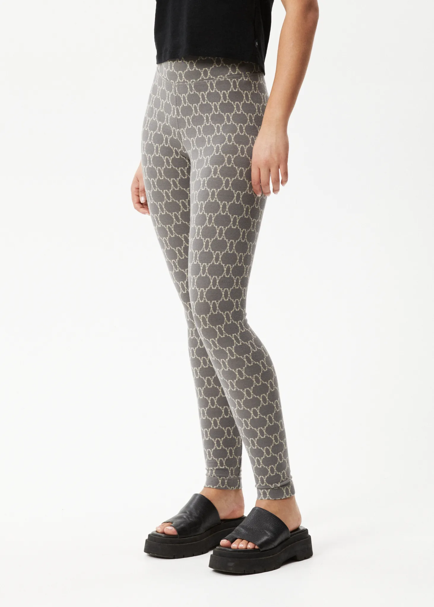 AFENDS Womens Lois - Leggings - Steel