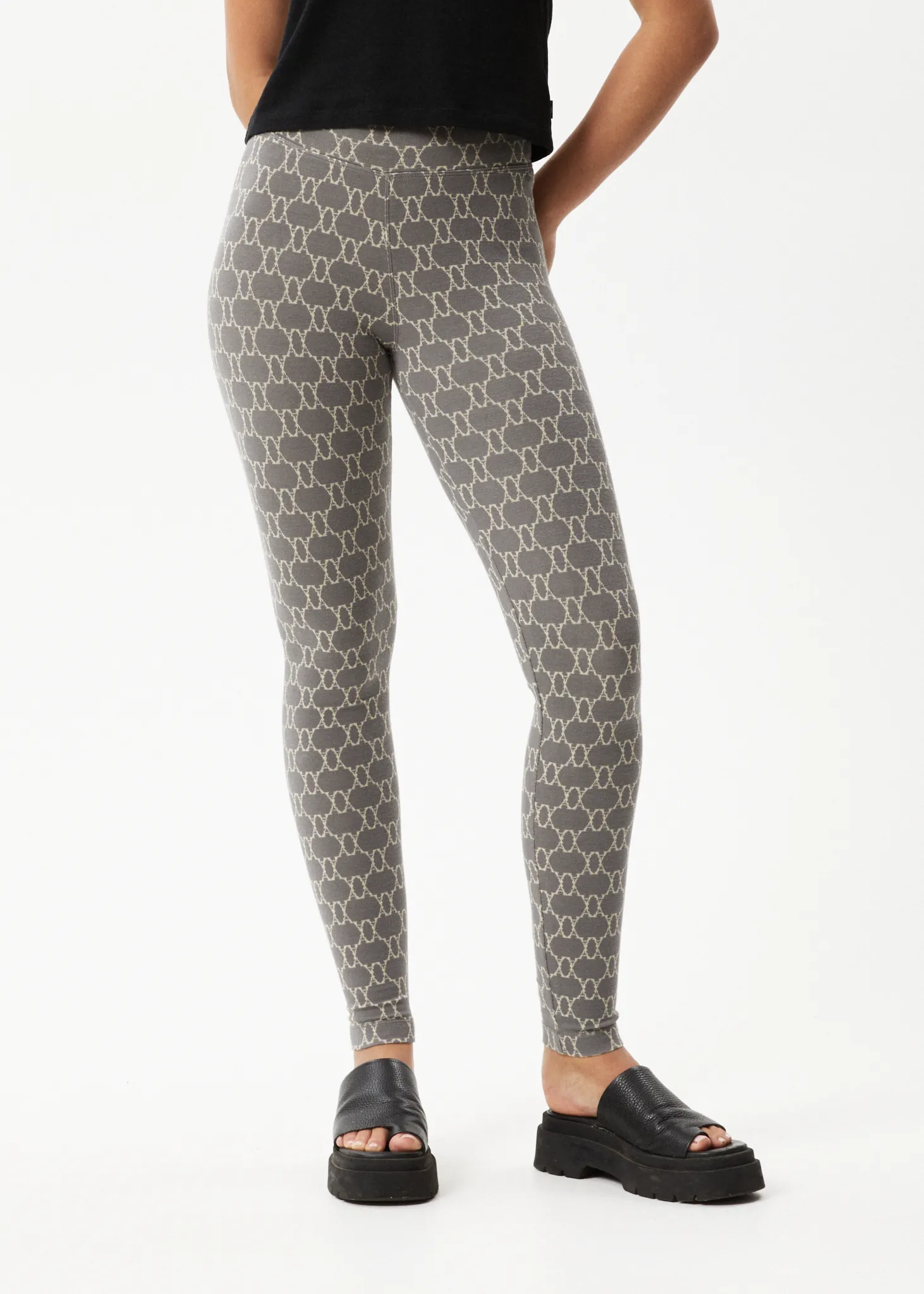 AFENDS Womens Lois - Leggings - Steel