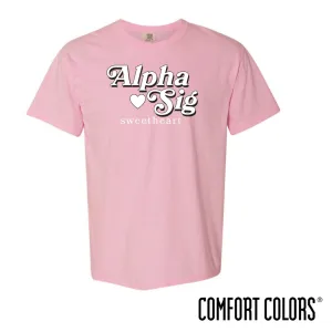 Alpha Sig Comfort Colors Retro Sweetheart Tee