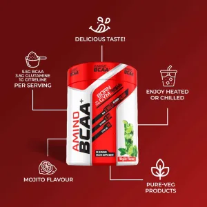 Amino BCAA (BCAA   Glutamine   Citrulline) – 30 Servings | Rocket Pop