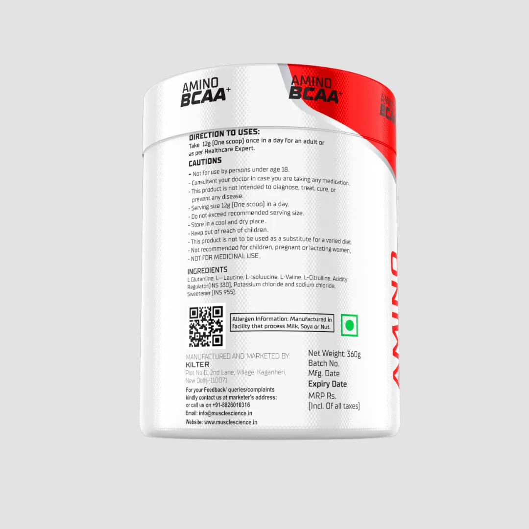 Amino BCAA (BCAA   Glutamine   Citrulline) – 30 Servings | Rocket Pop