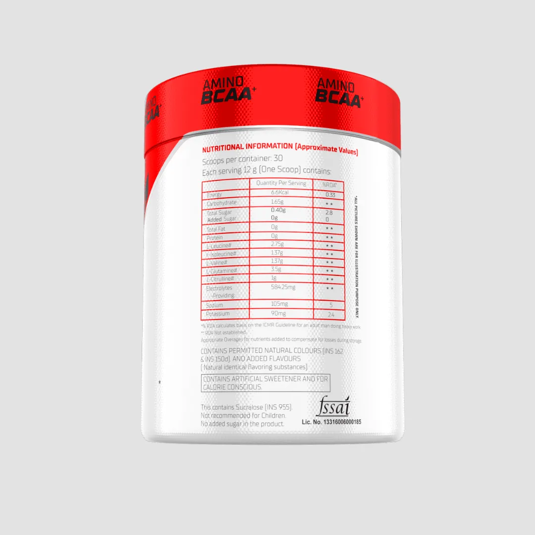 Amino BCAA (BCAA   Glutamine   Citrulline) – 30 Servings | Rocket Pop