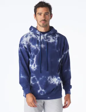 Atlas Hoodie: Indigo Blur Dye