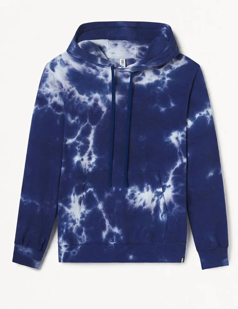 Atlas Hoodie: Indigo Blur Dye