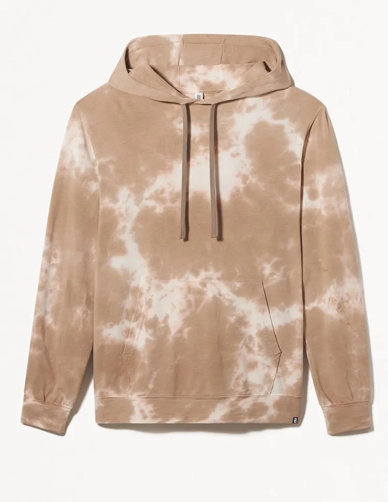 Atlas Hoodie: Sand Stone Blur Dye