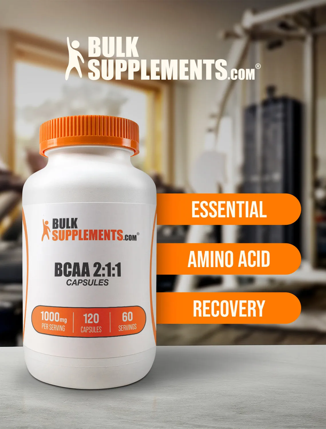 BCAA 2:1:1 (Branched Chain Amino Acids) Capsules