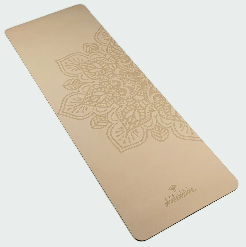 Beige Mandala Edition Yoga Mat