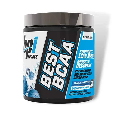 BPI Sports Best BCAA (300 Grams) 30 Servings Blue Raspberry EXP Feb 2026