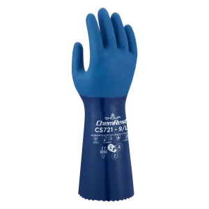 Chemical Resistant Gloves - SHOWA Nitrile Polyester Gloves - CS721