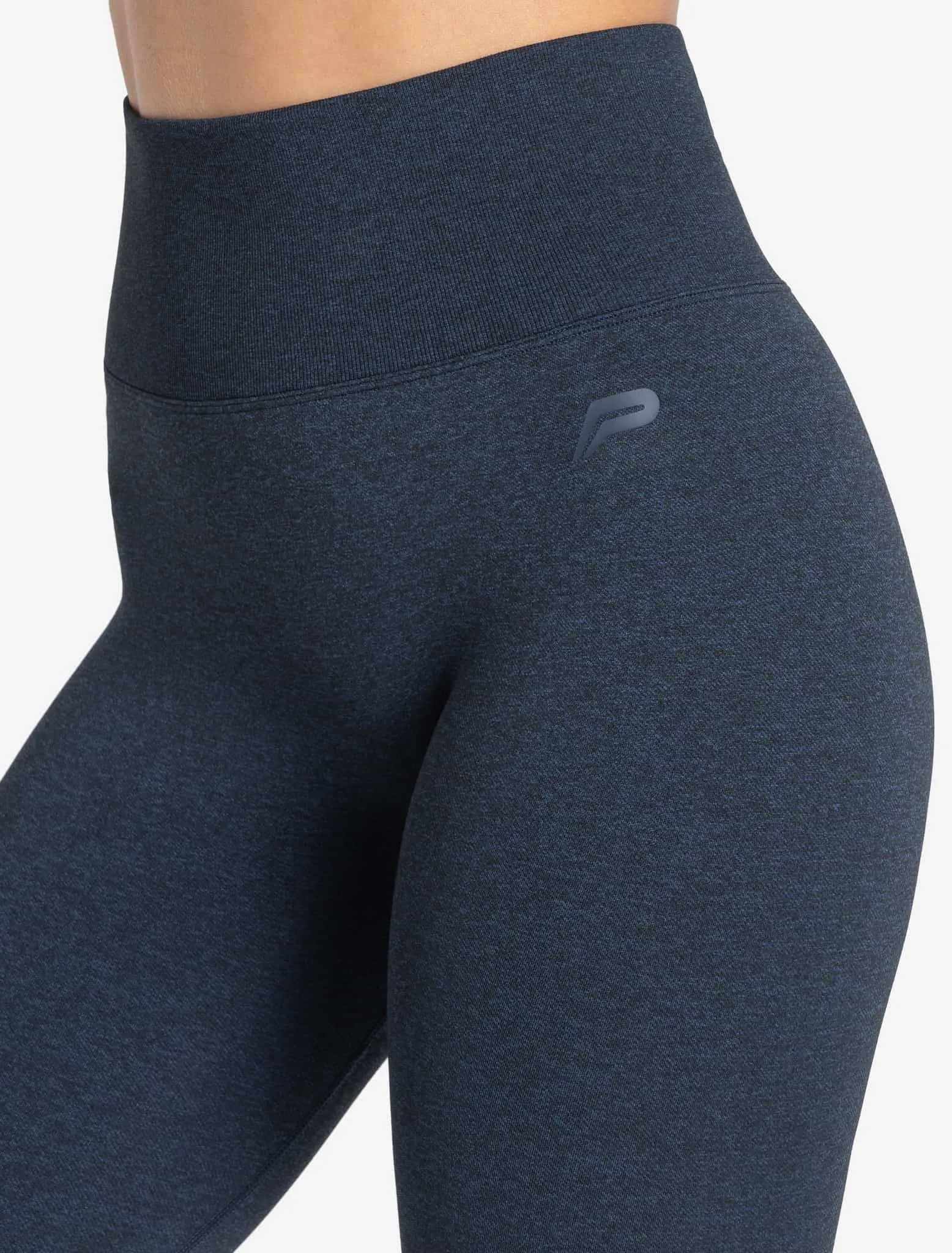 Core Seamless Pocket Leggings - Navy Marl