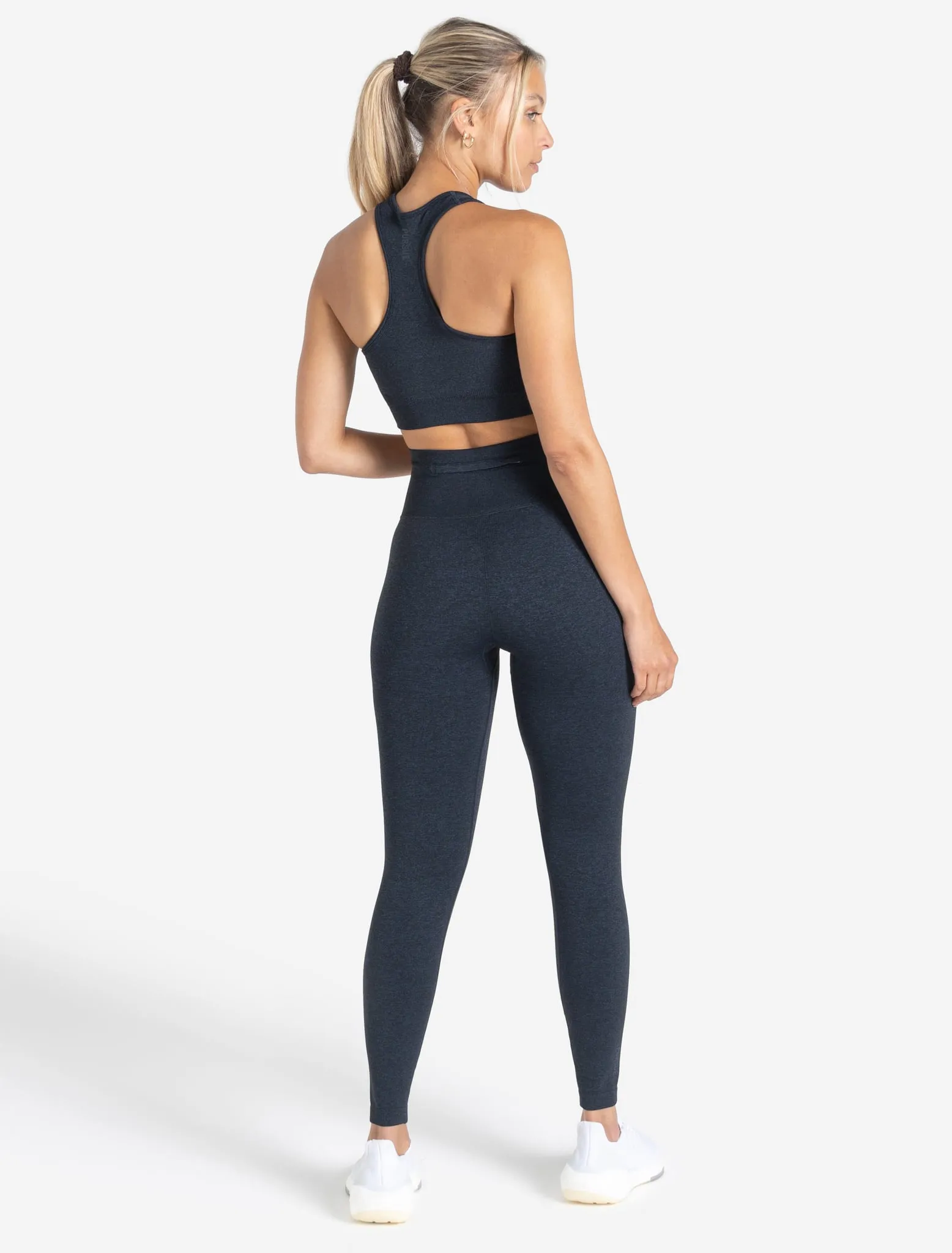 Core Seamless Pocket Leggings - Navy Marl