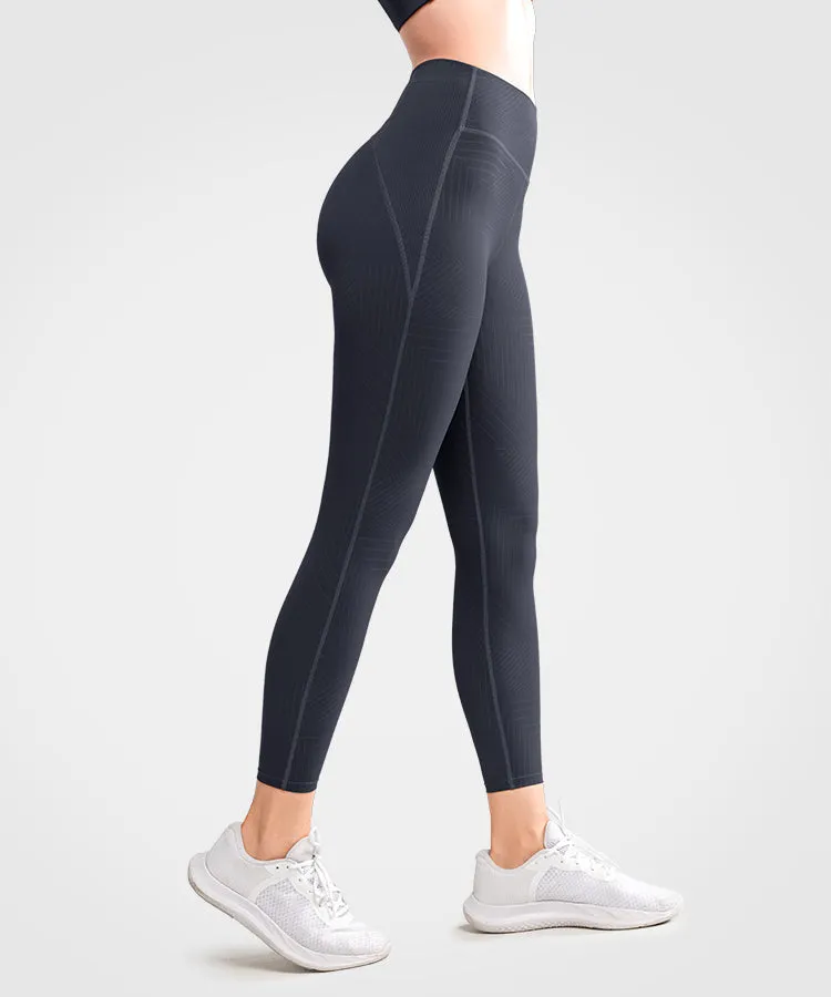 Echo High-Waisted Butt lifting Running Leggings 26" | Women's High Support Leggings