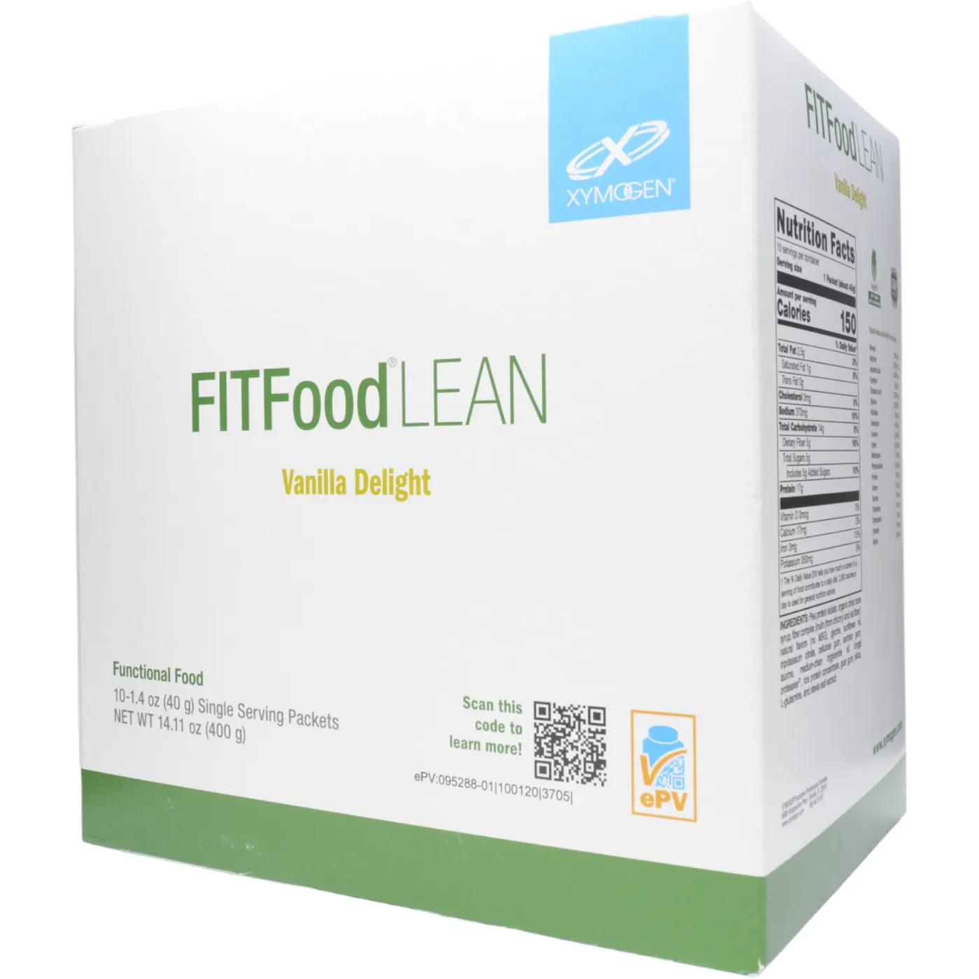 FIT Food Lean: Vanilla Delight 10 Servings by Xymogen