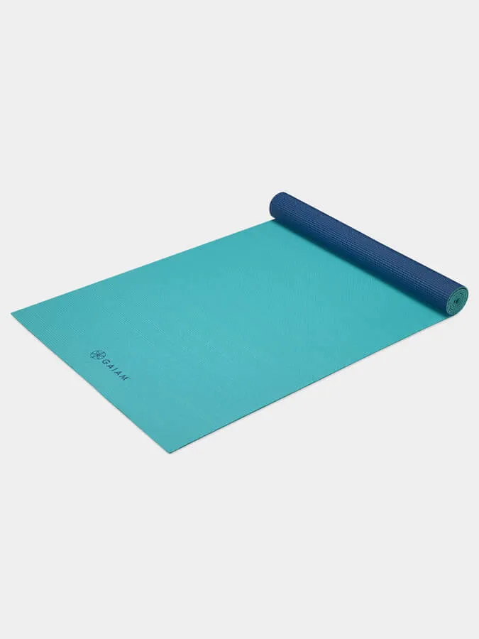 Gaiam Open Sea Reversible 2 Colour Yoga Mat 4mm