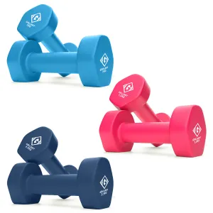 Gallant HEX Neoprene Dumbbells Hand Weights Pair