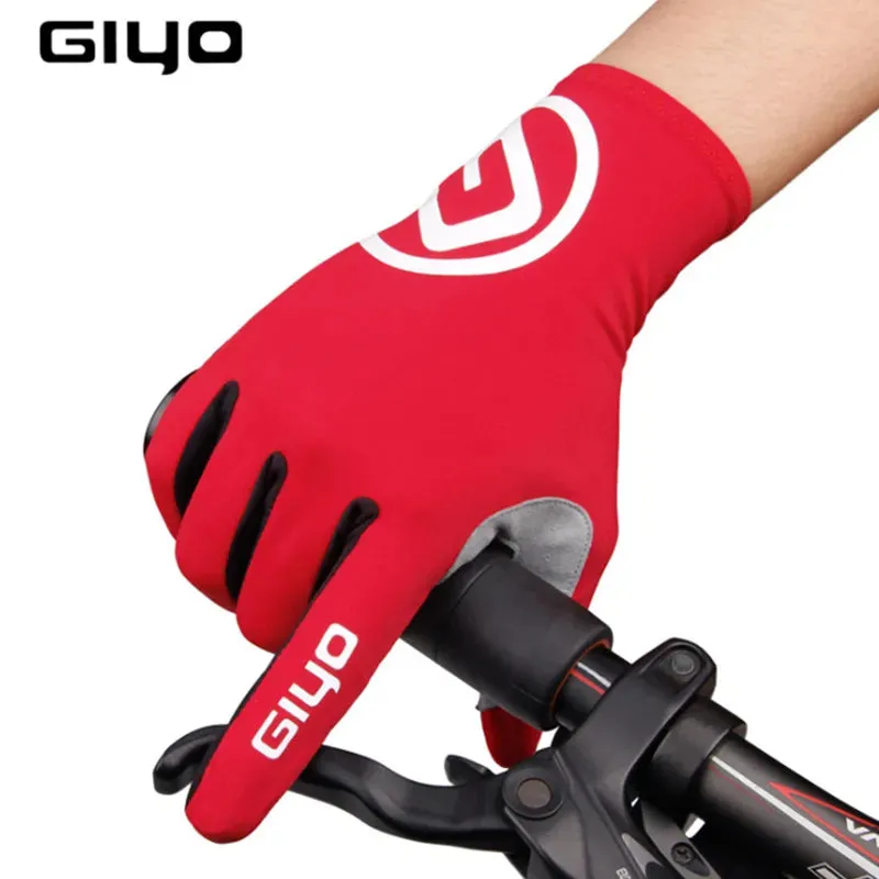 GIYO Cycling Gloves Full Fingers Bicycle MTB Road Gel Sports Bike Gloves Riding Racing Gloves Women Men Bicycle Gloves