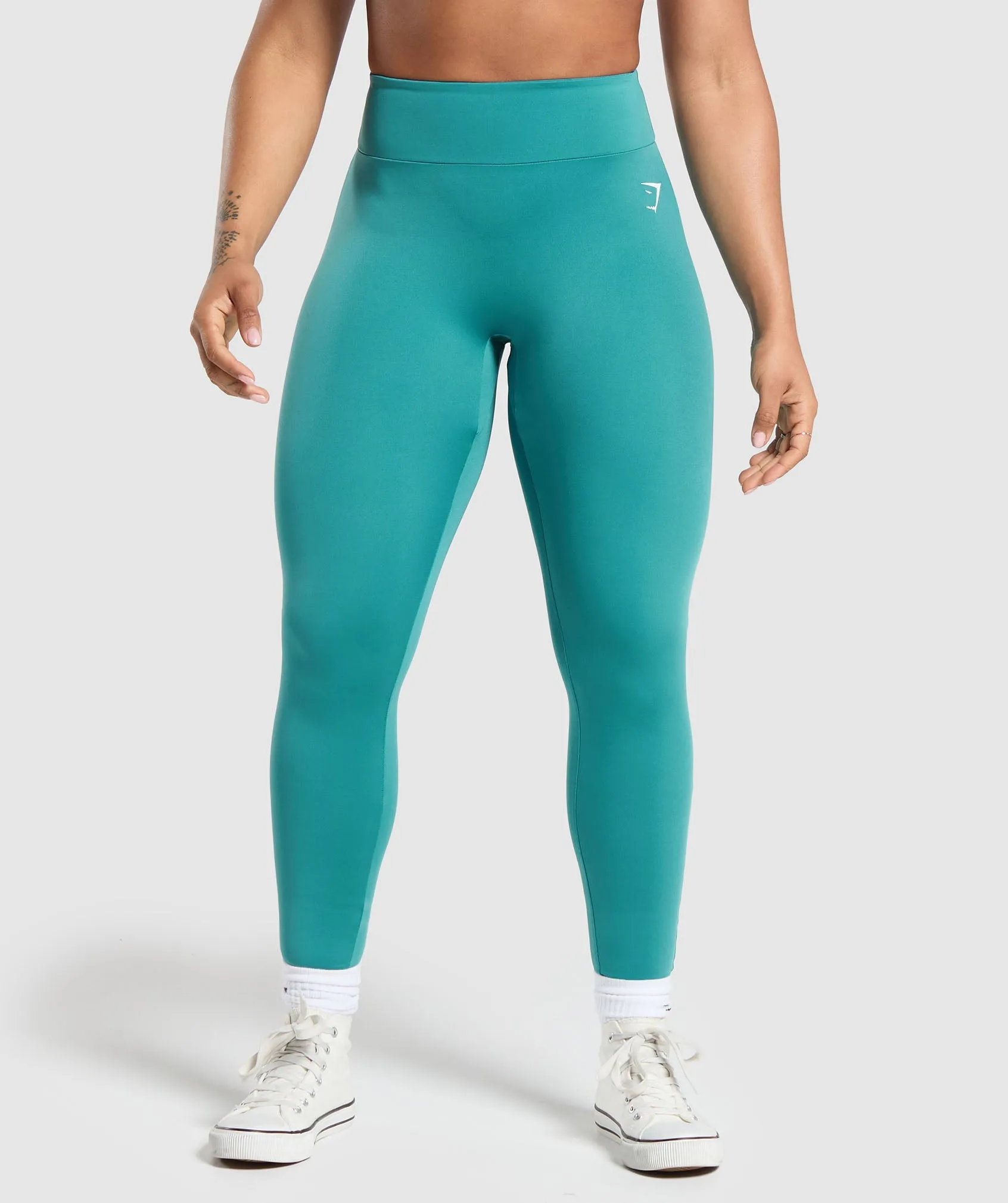 GS Power Short Leggings - Bondi Teal