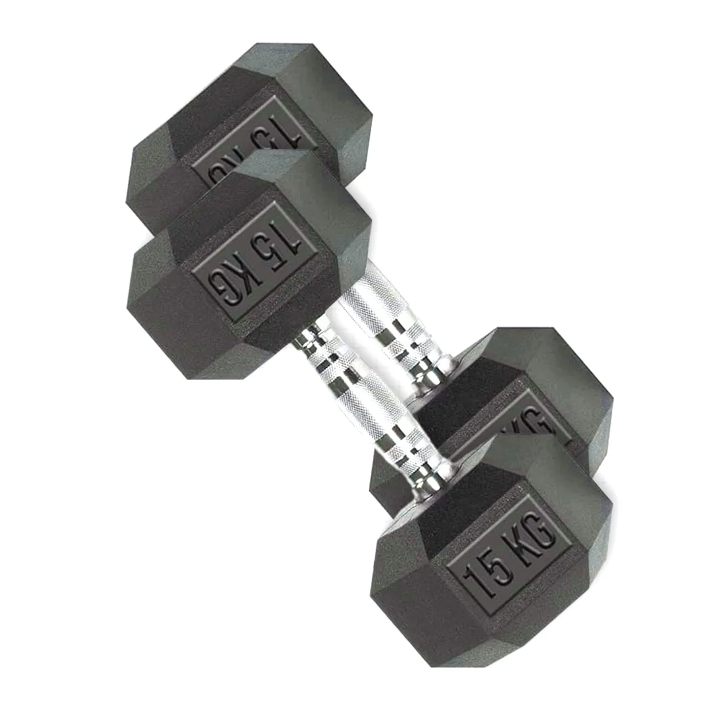 HEX Rubber Dumbbells (Pair)