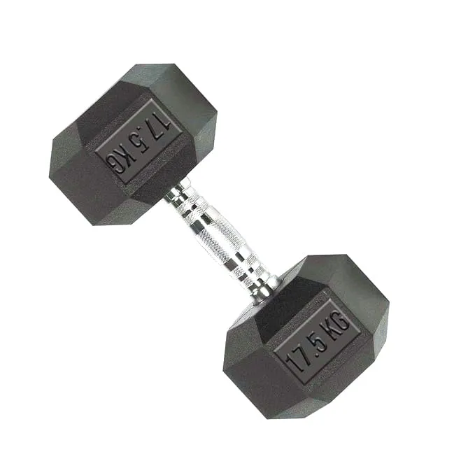 HEX Rubber Dumbbells (Pair)