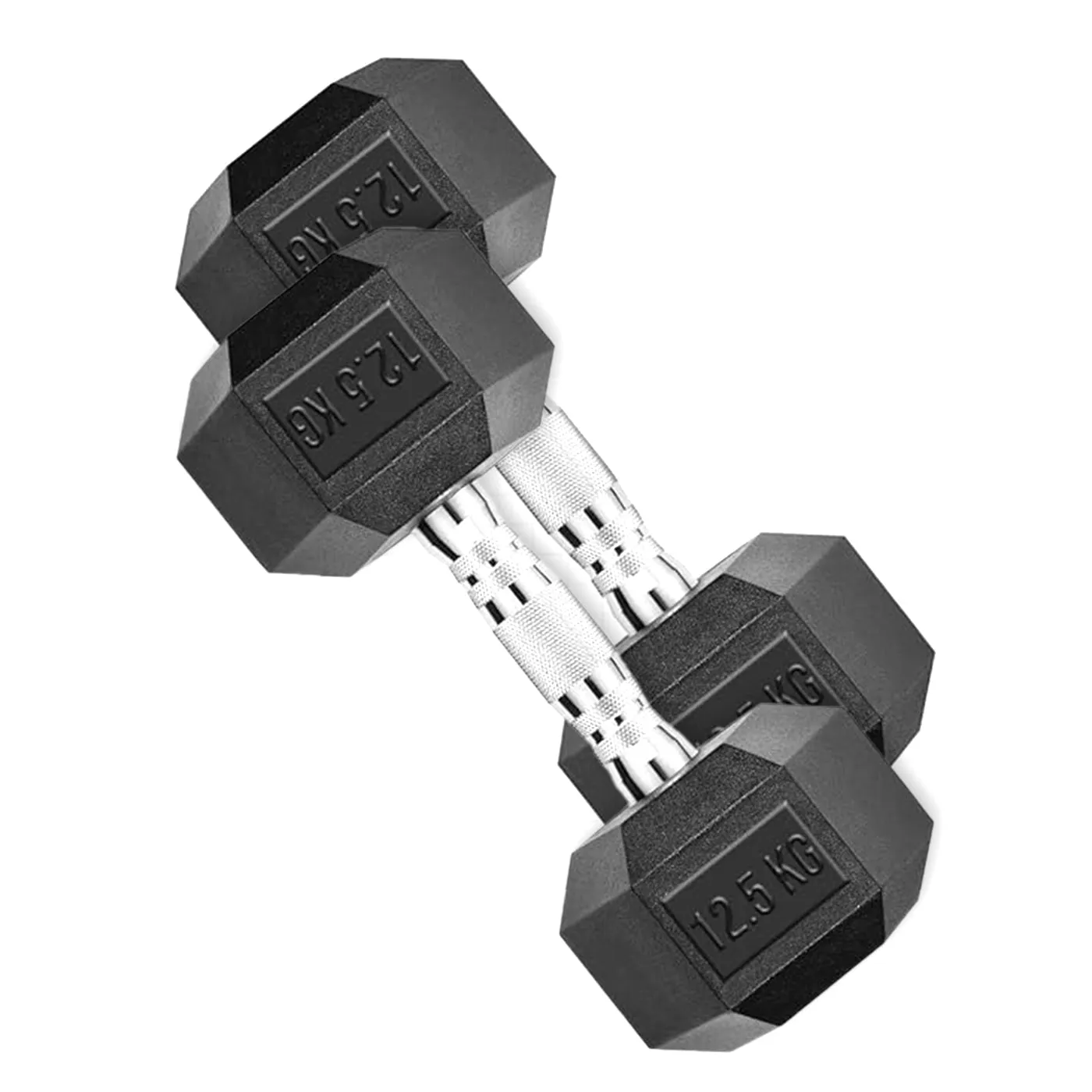 HEX Rubber Dumbbells (Pair)