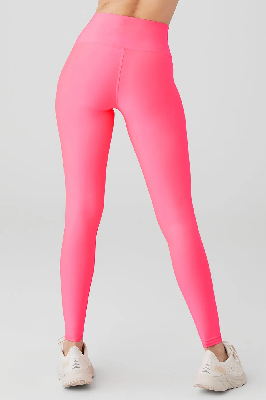 High-Waist Airlift Legging - Fluorescent Pink Coral