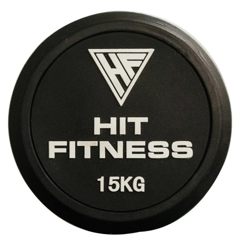 Hit Fitness Round Rubber Dumbbells | 15kg