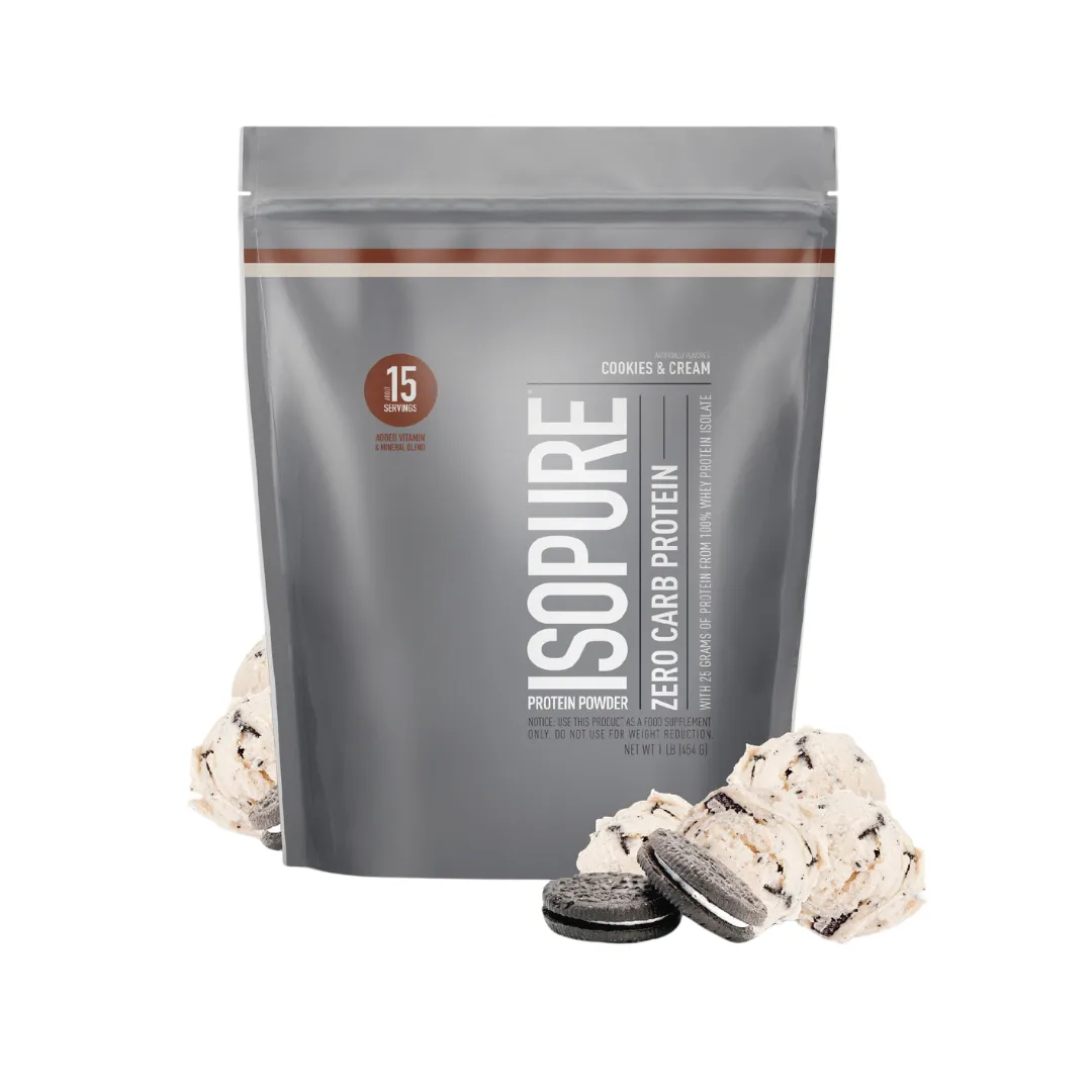 Isopure® Zero/Low Carb (1lbs) Cookies & Cream EXP 3 Oct 2025