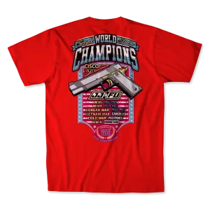 JJFU Cisco 1911 Single Stack World Champions Tee - Red