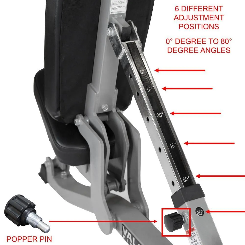 Multi Degree Flat - Incline Adjustable Weight Bench