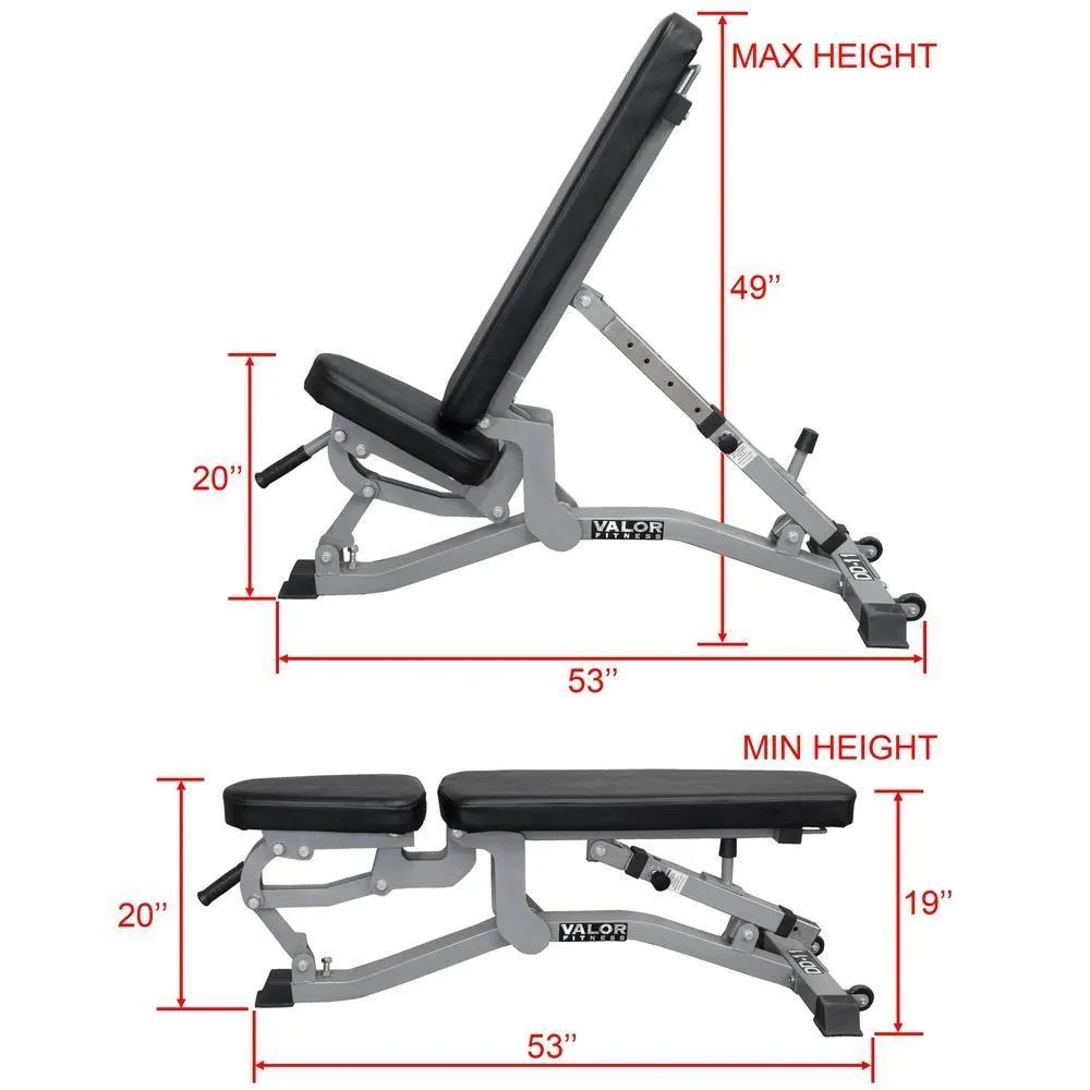 Multi Degree Flat - Incline Adjustable Weight Bench