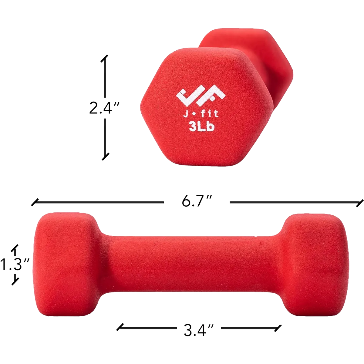 Neoprene Dumbbell - 3 lb