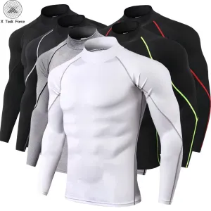 New Quick Dry Running Shirt Men Bodybuilding Sport T-shirt Long Sleeve Compression Top t Shirt Men Fitness Tight Rashgard