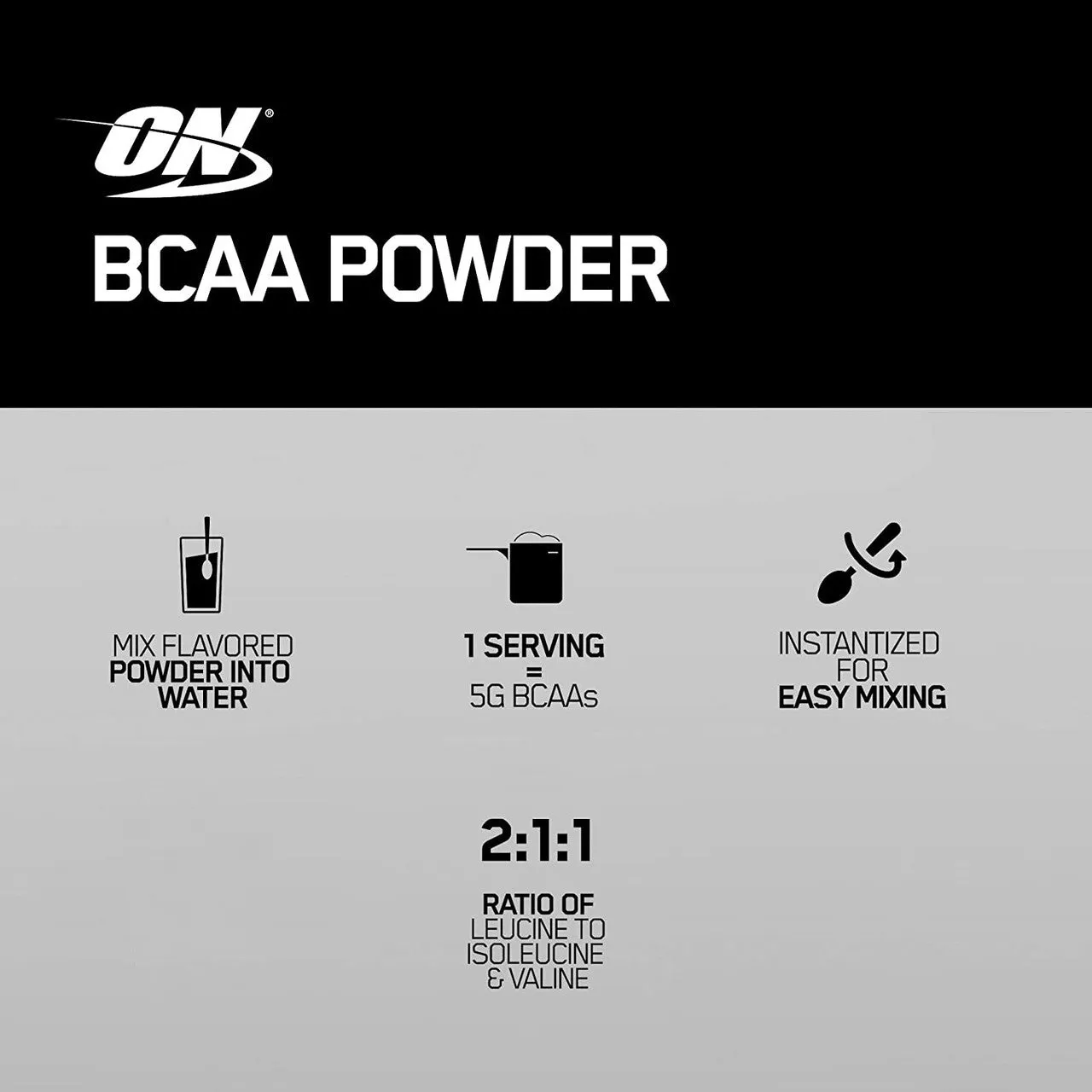 Optimum Nutrition Instantized BCAA 5000 Powder