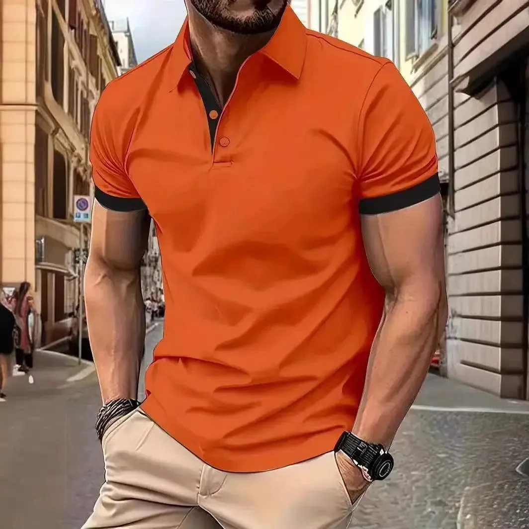 Polo T-shirts Summer Casual Men Short Sleeves