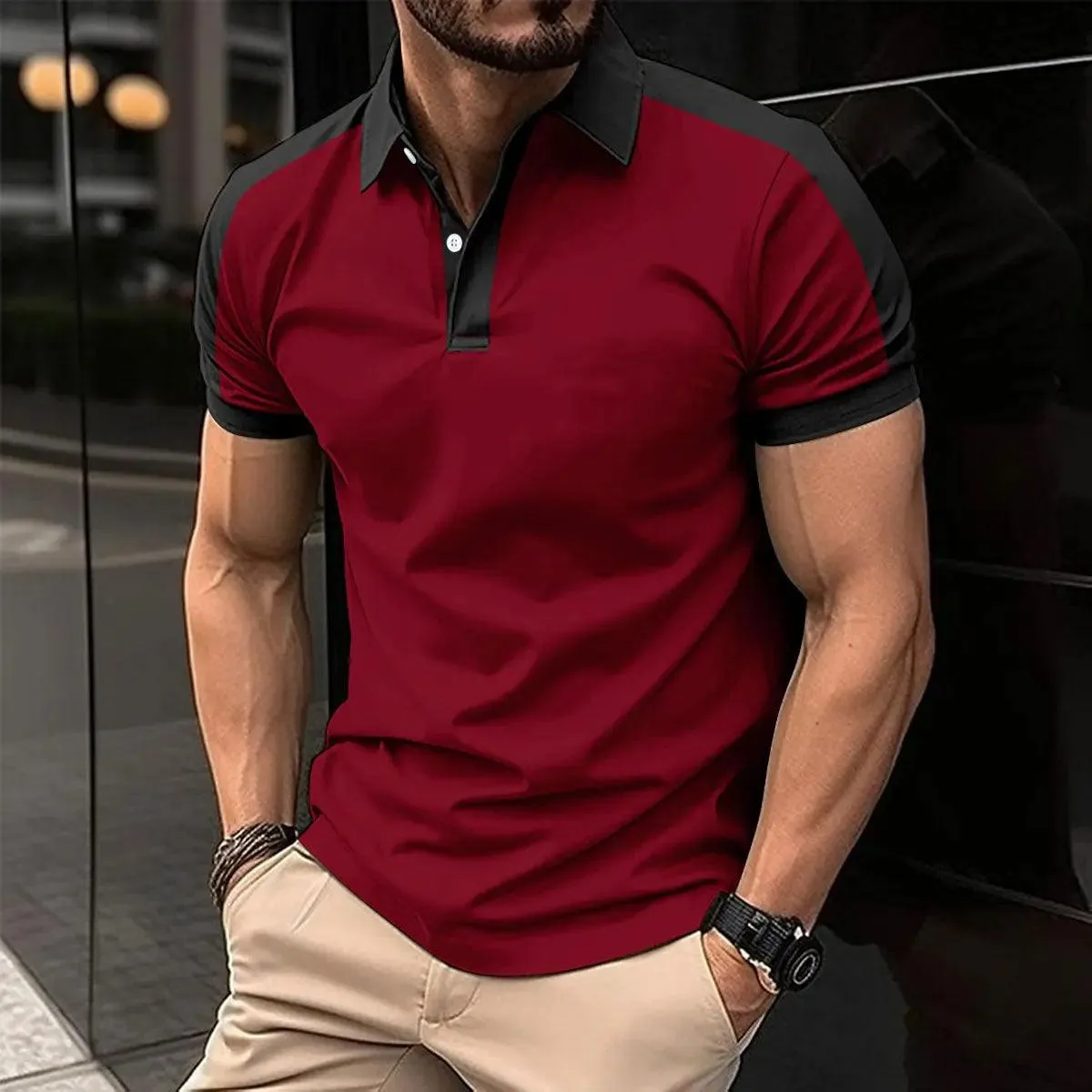 Polo T-shirts Summer Casual Men Short Sleeves