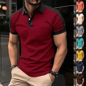 Polo T-shirts Summer Casual Men Short Sleeves