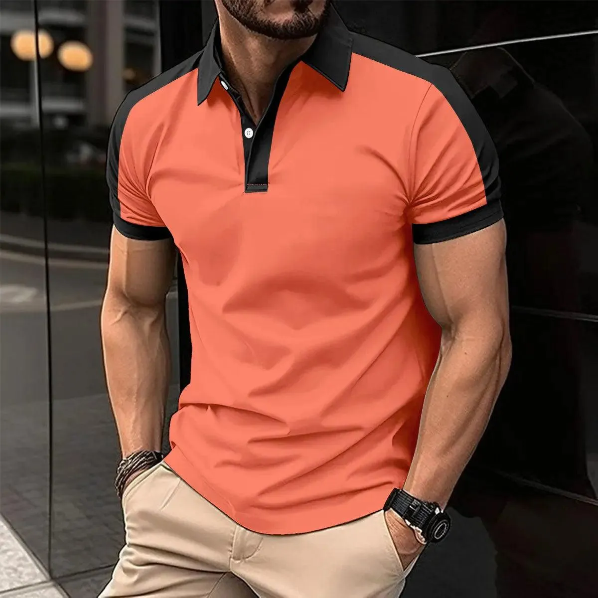 Polo T-shirts Summer Casual Men Short Sleeves