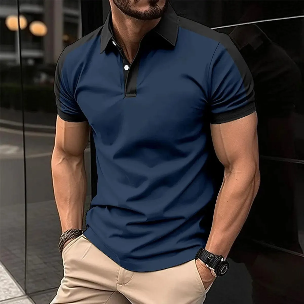 Polo T-shirts Summer Casual Men Short Sleeves