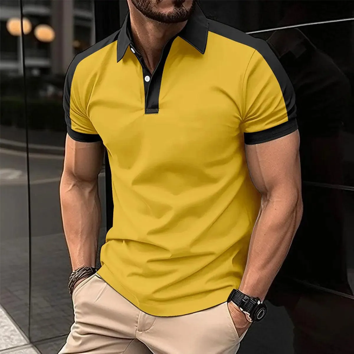 Polo T-shirts Summer Casual Men Short Sleeves