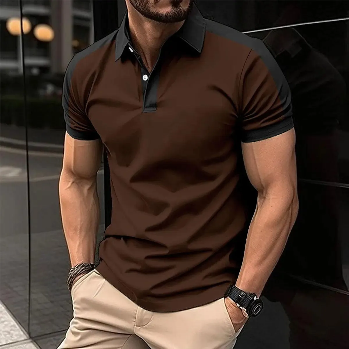 Polo T-shirts Summer Casual Men Short Sleeves