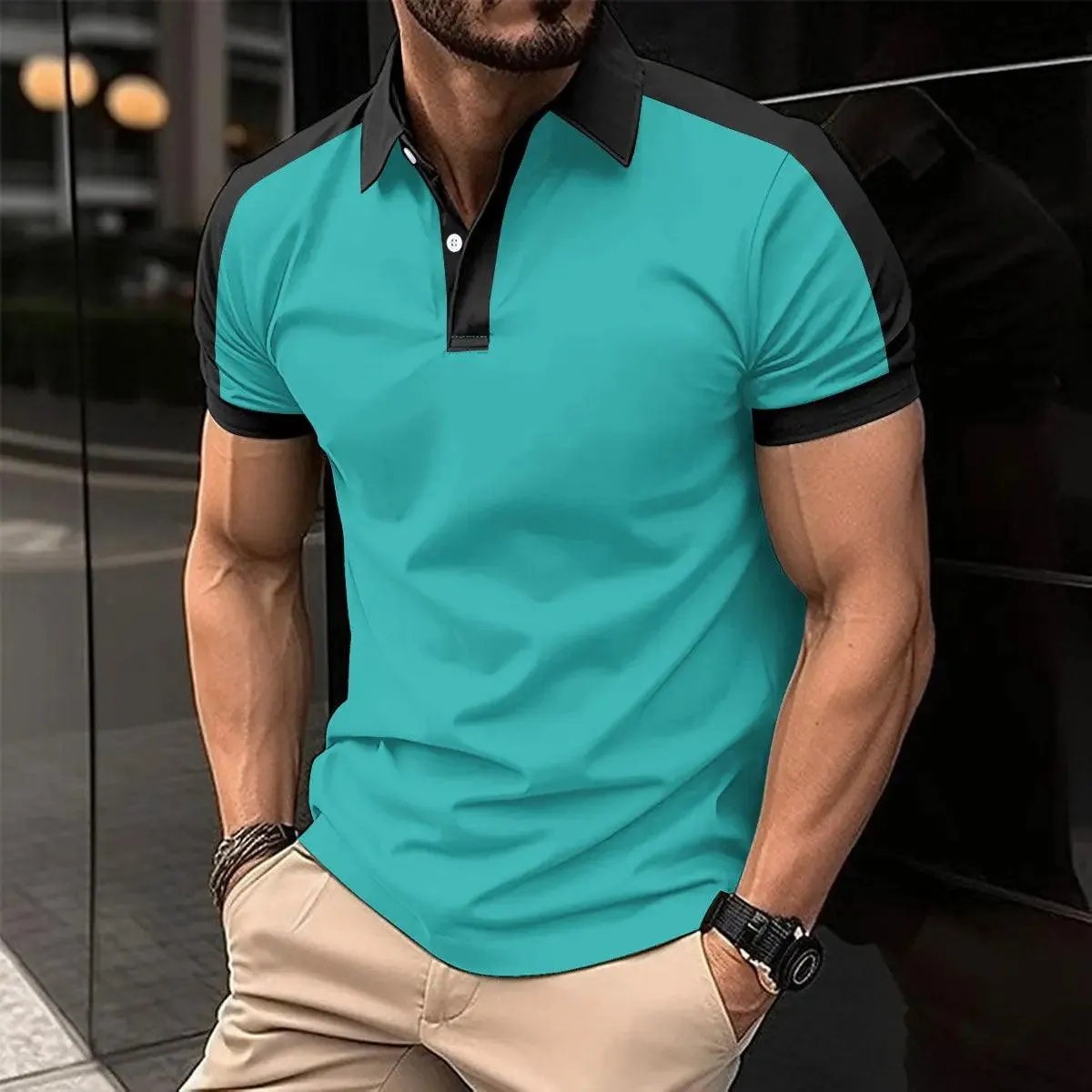 Polo T-shirts Summer Casual Men Short Sleeves