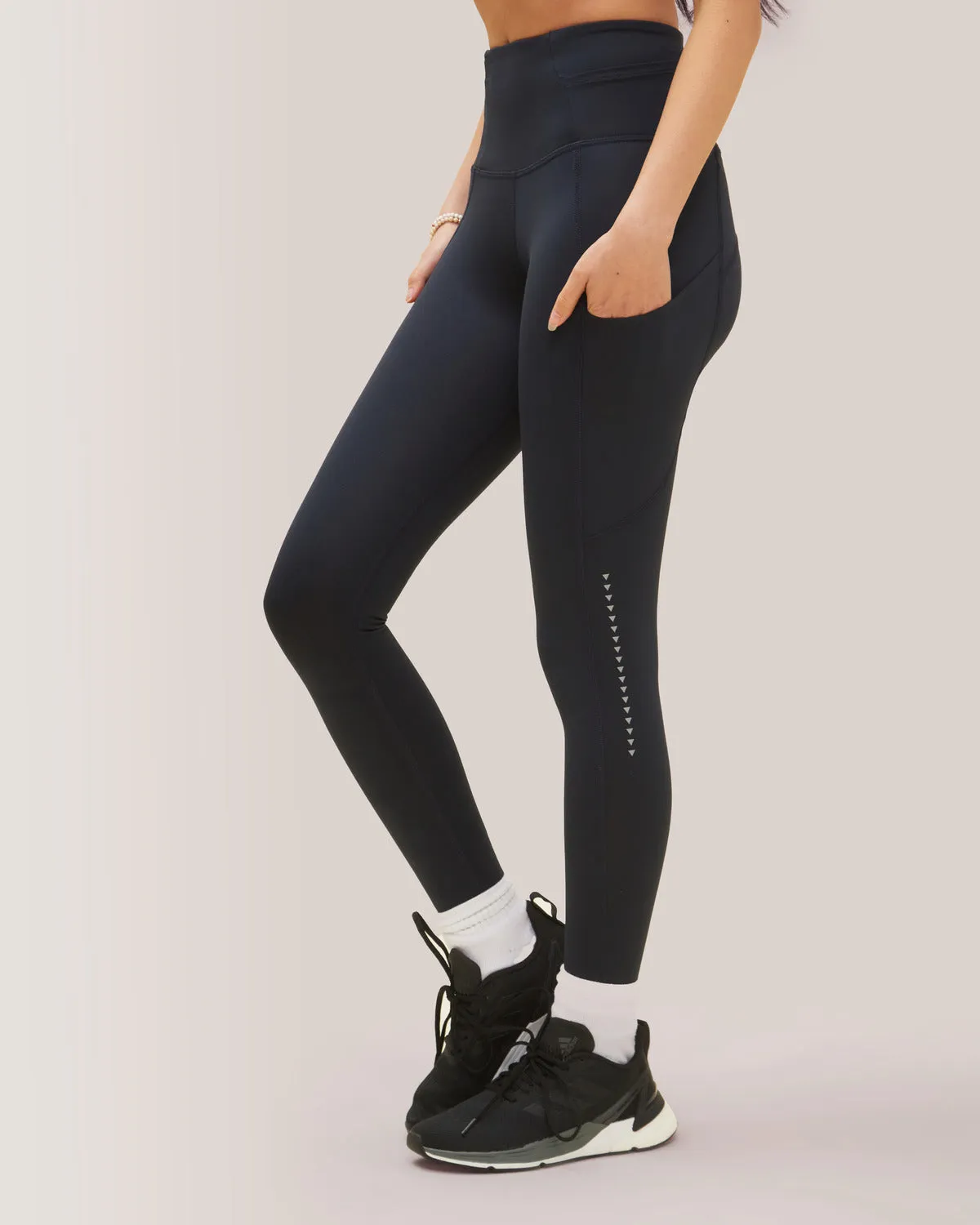 Running Compressive Pockets Legging - Deep Ocean