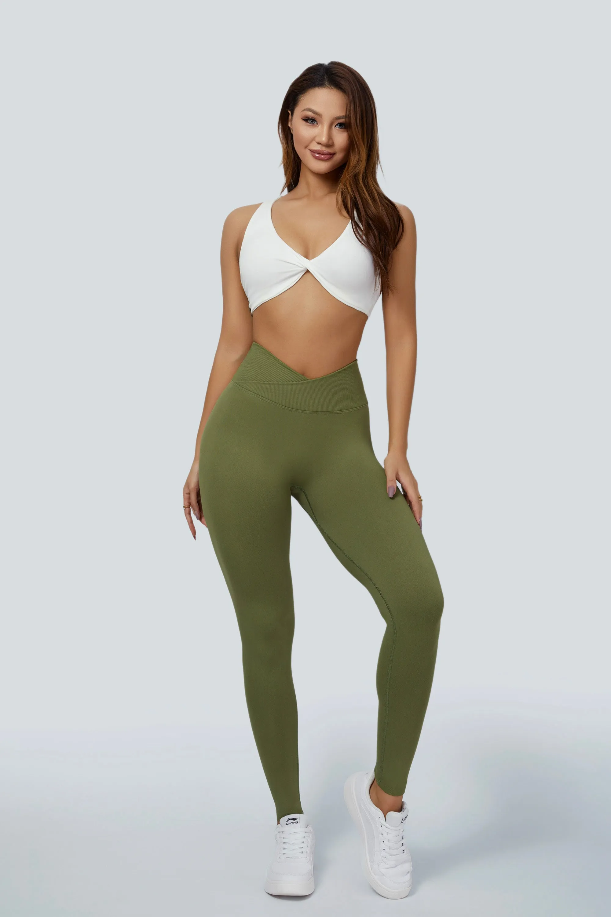 Seamless V-Waist Scrunch Leggings